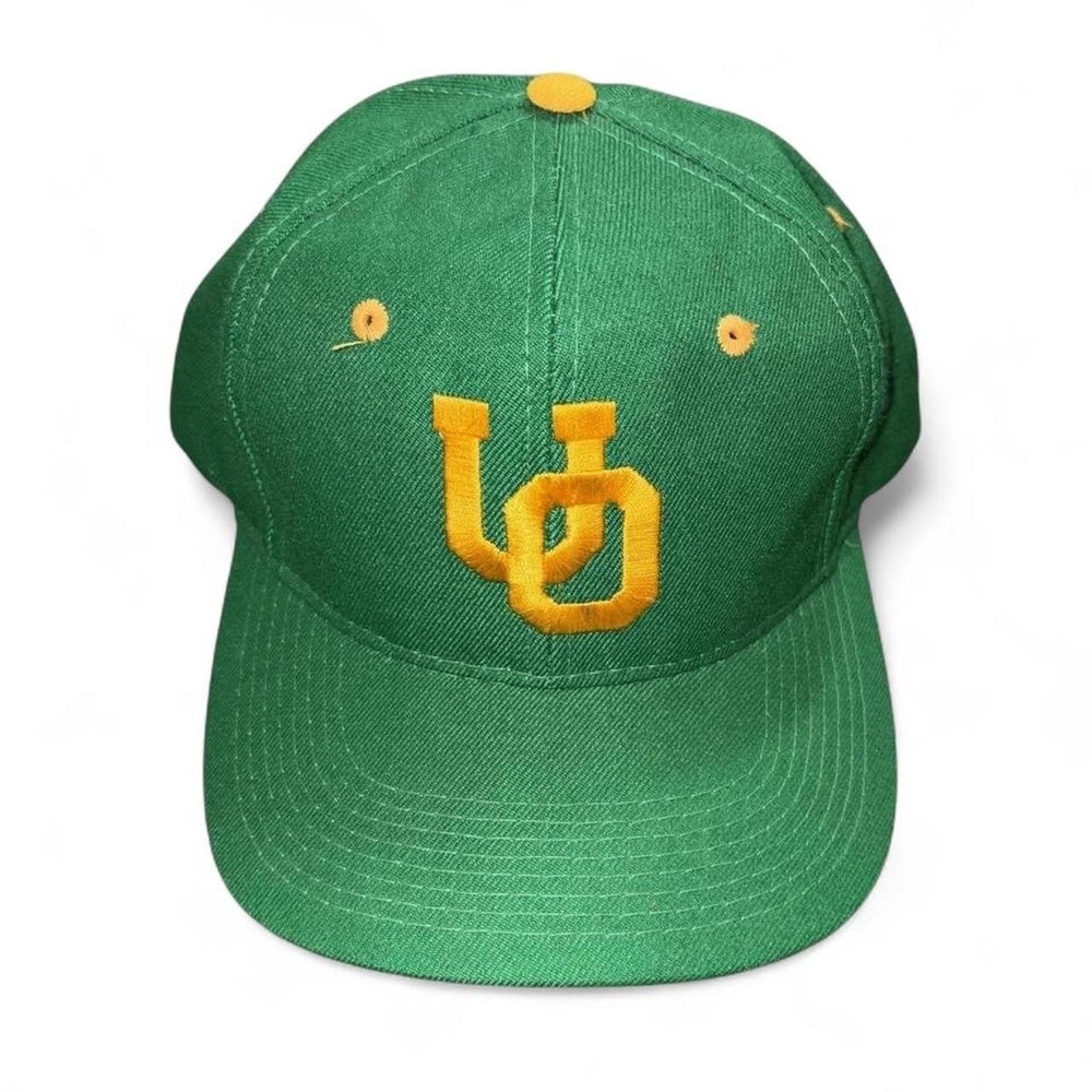 Vintage The Game Hat Cap Snap Back Oregon Ducks UO Mens One Size Green 90s